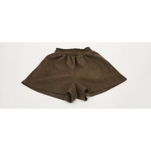 Asos Size 00 Junior/Women's  Design Linen Blend Shorts Brown